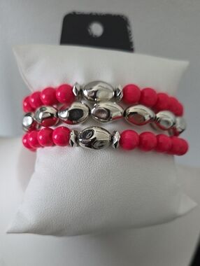 Paparazzi The Candy Man Can Pink Bracelet NWT
